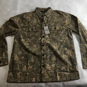 Nomad Men's Field Jacket in Camouflage Brown SZ Large #225